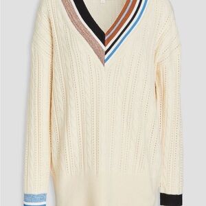 Veronica Beard Rory Cable Knit Sweater